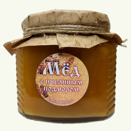 Изображение продукта пчеловодства: Лечебный мёд с пчелиным подмором