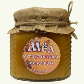 Изображение продукта пчеловодства: Лечебный мёд с трутневым молочком
